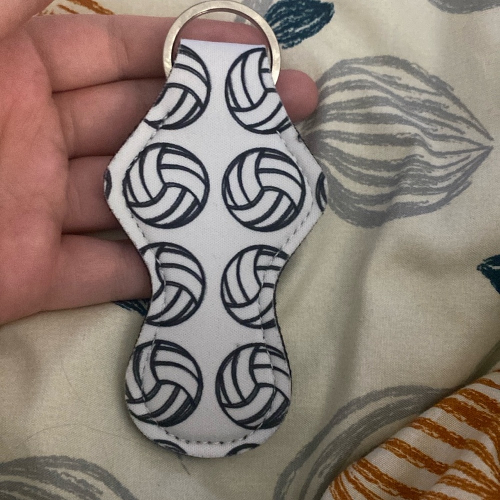 volleyball chapstick holder